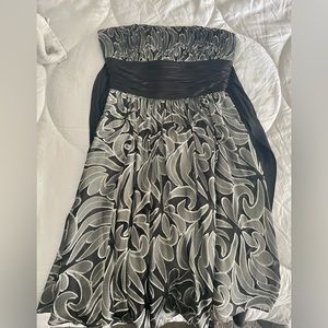 BCBGMAXAZRIA strapless dress.